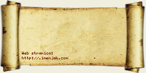 Jana Tubin vizit kartica